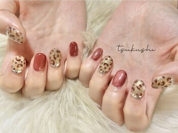 ツクシ 河原町(tsukushi)/レオパードネイル