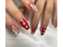 マリー ネイルズ いわきラトブ店(MARIE NAILS)/新規定額7,700円 ハート 0115c