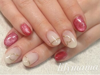 リリーママネイルサロン/バレンタインネイル