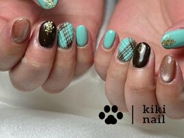 バレンタインネイル