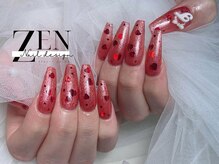 ゼン ネイル デザイン 池袋(ZEN NAIL DESIGN)/* 長 さだしやり放題×つけ放題