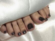 ネリネ 天神(nerine)/ワンカラー/ブラック/キラキラ