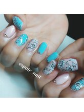 ネイルアンドアイラッシュサロン エスポアール(nail&eyelash salon espoir)/ビンテージフラワー　90分コース