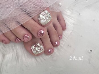 ニーヨンネイル(24nail)/埋めつくしネイル