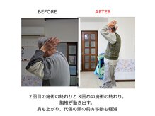 理学整体院の雰囲気(ビフォーアフターがわかるから楽しい。)