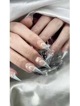 クロスネイル 渋谷店(CROSS nail)/フレンチ猫爪ネイル