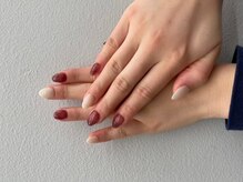 アイスタジオ アンド ダブルネイル 西院店(EYE STUDIO&W NAIL)/アシンメトリーネイル