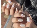パールカラーワンカラーネイル♪