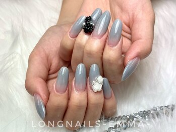 ロングネイルズ エマ(LongNails-Emma)/グレーグラデ