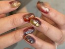 個性派ニュアンスネイル