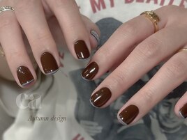 秋カラーフレンチ