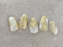 クラリスバイネオ 武蔵小杉(Claris by neo)/白インク×ゴールド　￥９０００