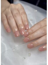 レイリーネイル(Reilly nail)/那覇ネイル/ちゅるんワンカラー
