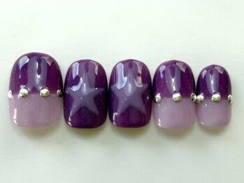 ネイルメゾン 天神店(NAIL MAISON)/スター星スタッズ¥8000