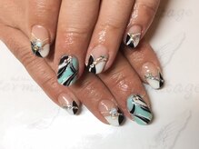 ネイルケアサロンエルミタージュ/リクエストアート¥12000