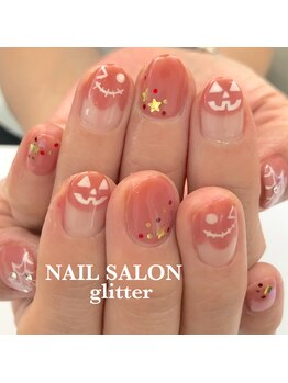 ネイルサロン グリッター(NAIL SALON glitter)/ハロウィンネイル