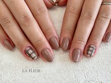 ラ フルール(La Fleur)/チェックネイル