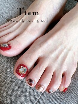 ティアム マタニティペイント アンド ネイル(Tiam Maternity Paint&Nail)/6Designフット★ご新規様¥7800