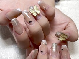 バタフライワンホンネイル☆