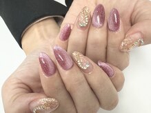 クラル 平塚店(CURAR)/キラキラマグネットネイル