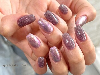 アプリシーエイトネイル(appreciate nail)/【定額】シンプル♪