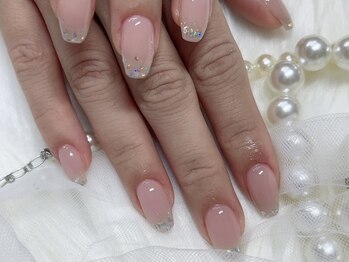 マイネイルプラス 野江内代(my nail plus)/カラーベースラメグラデーション