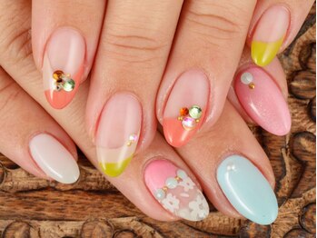 ネイルアンドアイラッシュ テラ 明石店(nail&eyelash Terra)/オフ+ケア付☆定額コース