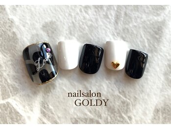 ネイルサロン ゴールディ(NAIL SALON GOLDY)/ＦＯＯＴ華やかアートコース