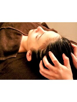 ヘッドスパで癒されたい