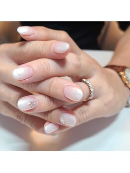 ネイルアンドまつげエクステ専門サロン スリー(THREE)/ラメグラデーション