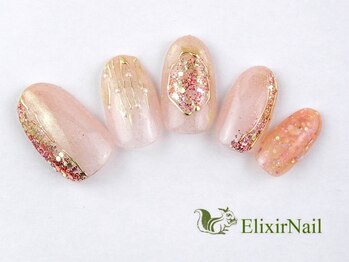 エリクサーネイル 心斎橋(Elixir Nail)/定額aシンプル/クーポン使用