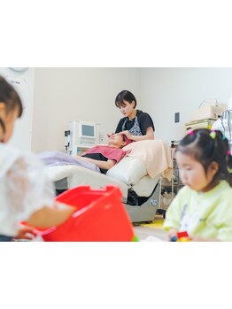 お子様同伴OKのサロン