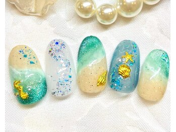 ビューティー マイラ(beauty MyRA)/アートし放題　夏　海ネイル