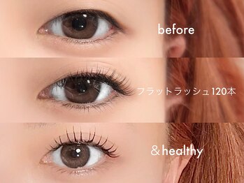 セクションプラス 吉祥寺(SECTION+)/【&healthy】マツエク×まつぱ