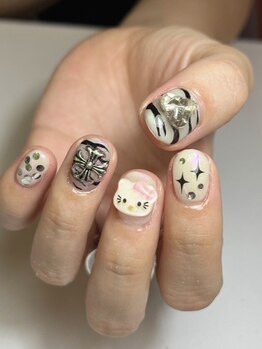 ウズ(UZU)/ゼブラネイル