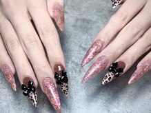 リノネイル(Lino Nail)/スカルプレオパードネイル