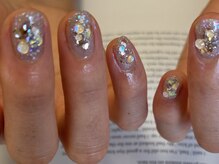 フィルネイル(fil nail)の雰囲気(短いお爪にもかわいくアートができます♪)