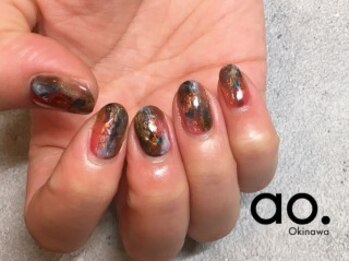 アオ おもろまち(ao.)/85min/ニュアンス Nail ao.沖縄