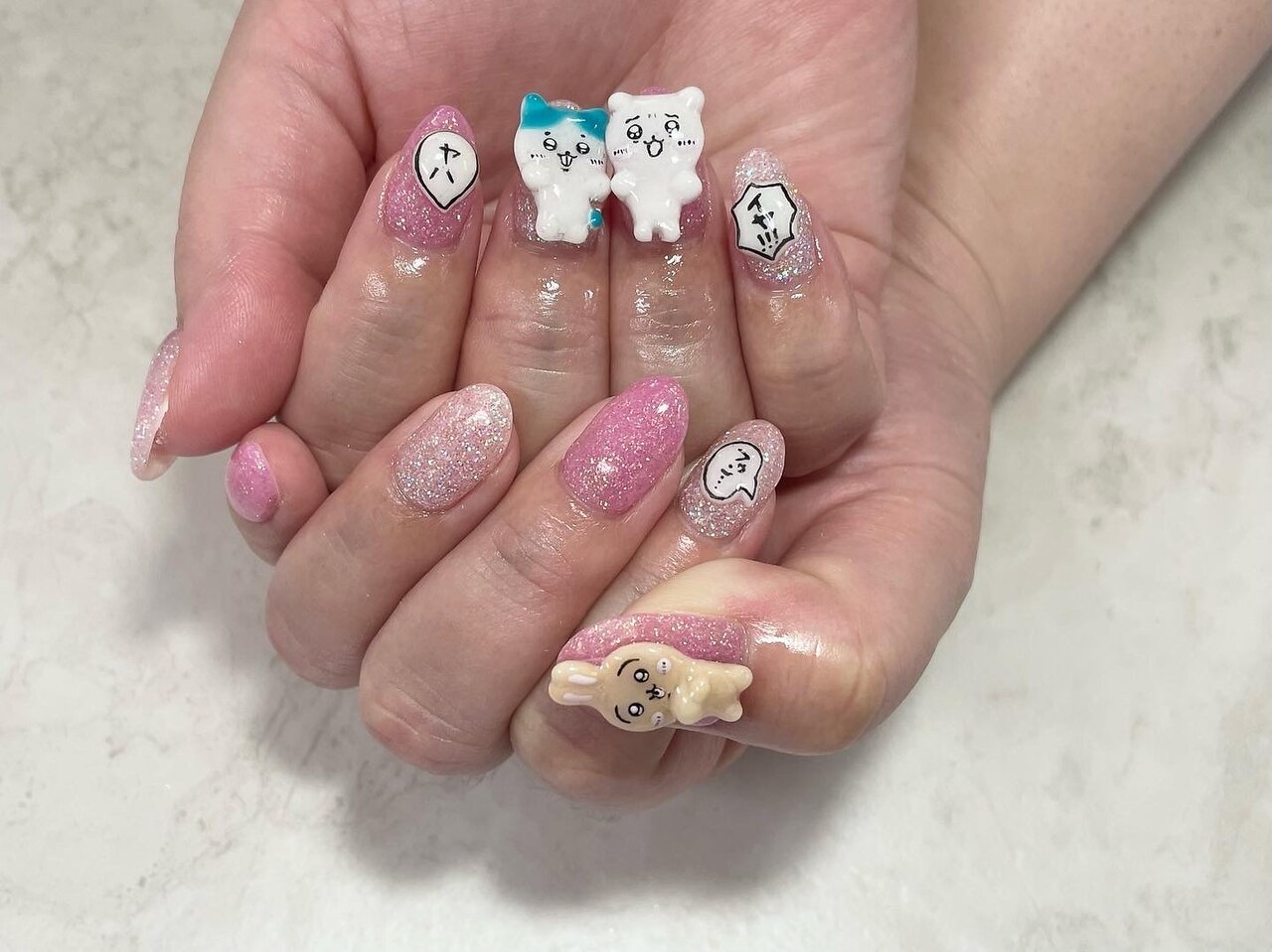 ちいかわ3Dネイル：PG006421574｜パリュール ローズ西新宿店(Parure)の