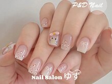 ゆず/キティーちゃんネイル