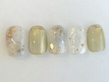 アイネイルズ 池袋店(I-nails)/くすみニュアンスゴールド
