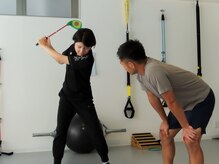 ゴルフのトレーニングも◎