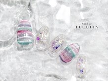サロンドルクリア(Salon de LUCULIA)/#ボーダーネイル