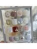 【フット】親指2本アート ¥6000
