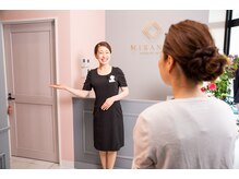 ミランダ エステティック(MIRANDA esthetic)/細部までこだわった店内へご案内