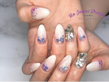 アン ジョーヌドラゴ/【自爪ネイル】ホワイトネイル