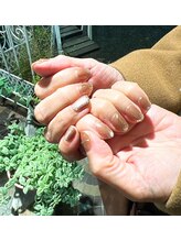 ネイルサロン リスタ(Rista)/マグネット　ニュアンス　ミラー