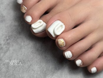 ソラ(SOLA.)/フット×夏ホワイトデザイン☆