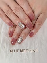 ブルーバードネイル(Blue bird nail)/Xmas nail