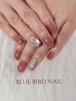 ブルーバードネイル(Blue bird nail)/Xmas nail